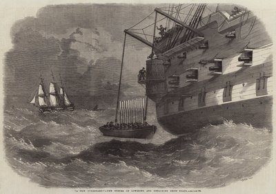 A Man Overboard!, New System of lowering and detaching Ships